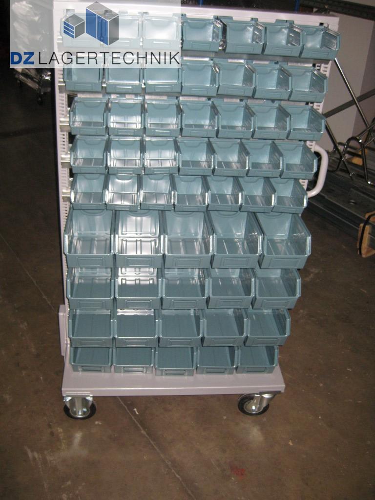 CStern Metall Schraubenregal Mit 40 Schubladen - 63x22x52,6cm | Kleinteilemagazin Mit Trennwänden Für Werkstatt & Büro